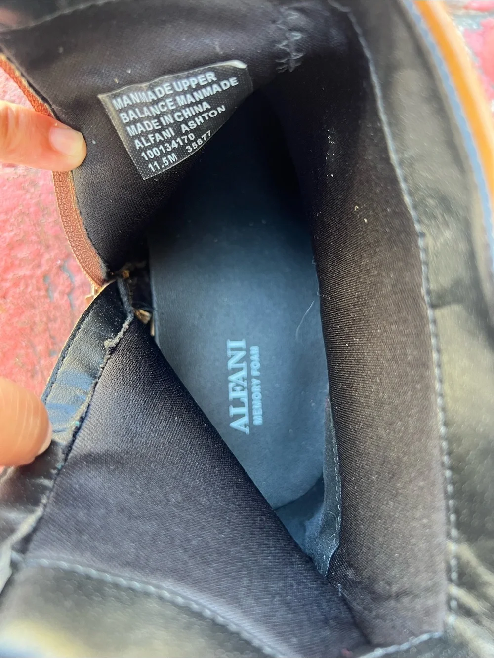 Alfani polished cognac